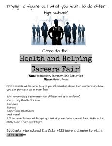 HealthHelpingCareerFairFlyer