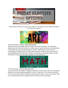 FridayElectives1